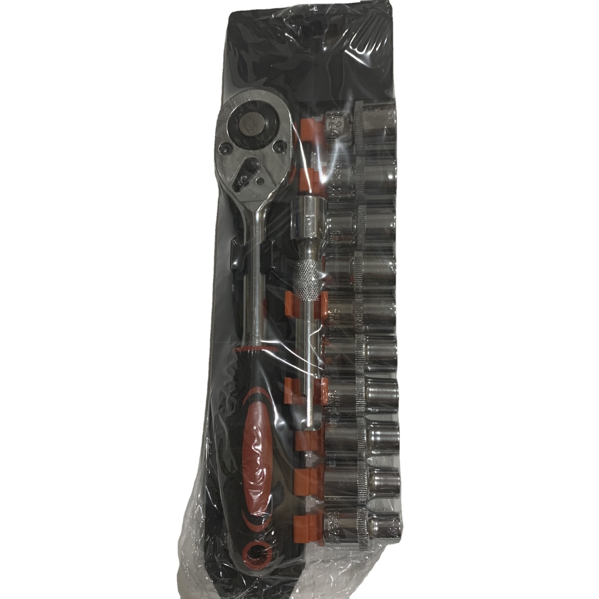 棘轮套筒扳手套装万能扳手多功能外六角快速扳手套管汽修工具套装