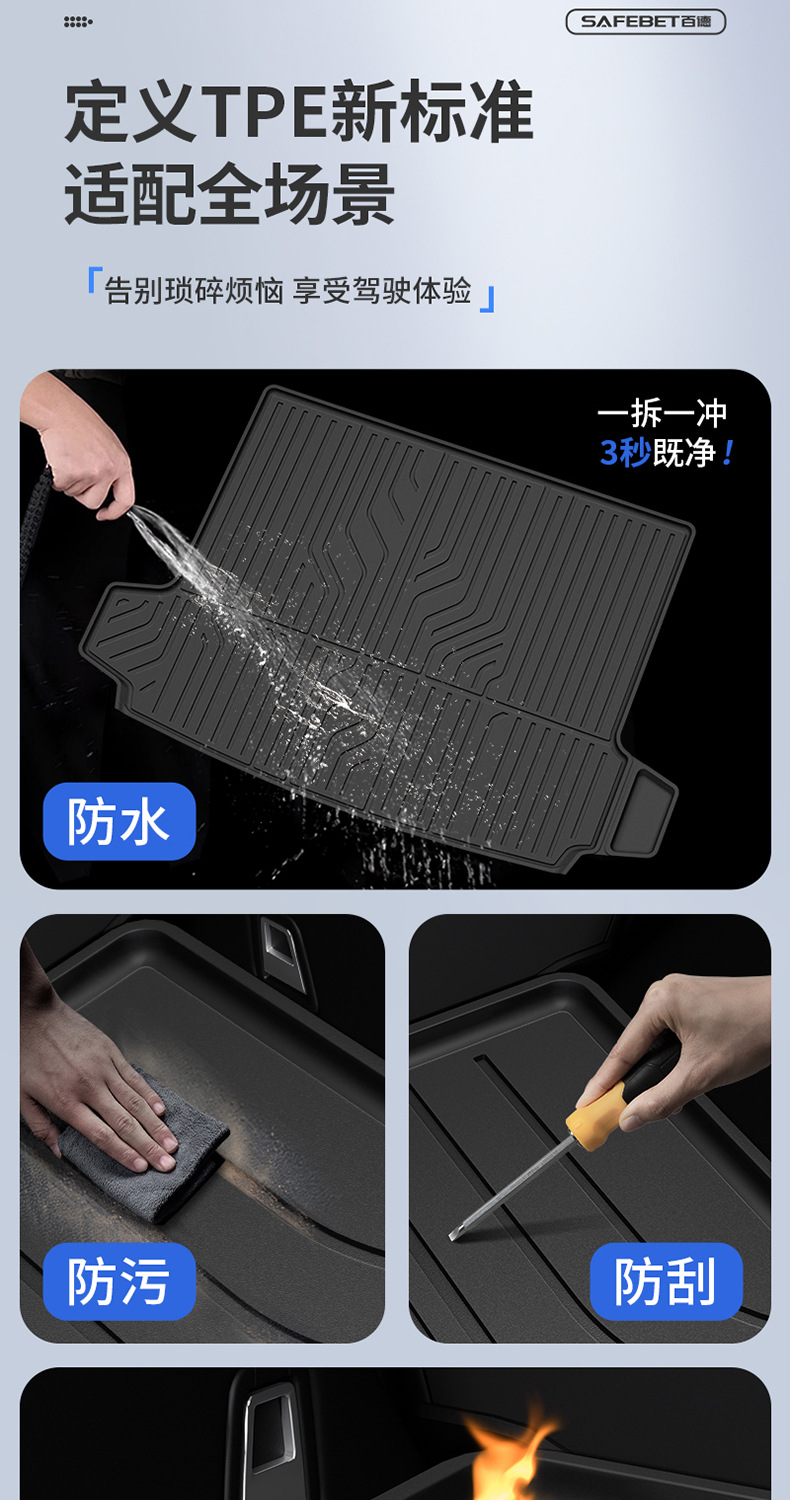 Suitable for Nio Es6 Ec6 Et5 Et5T Et9 Es8 Es9 Special Tpe Car Trunk Mat