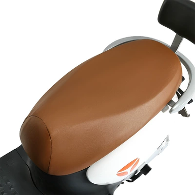 Dropshipping Electric Car Seat Cover: Electric car cushion - wear-resistant-soft-leather-light-luxury-brown-s