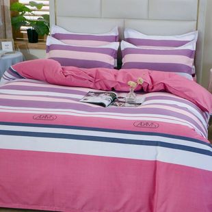 Pure Brushed Thickened Twill Bed Sheetss and Quilt Covers, Four-Piece Dormitory Three-Piece Set, Autumn and Winter Bedding Wholesale