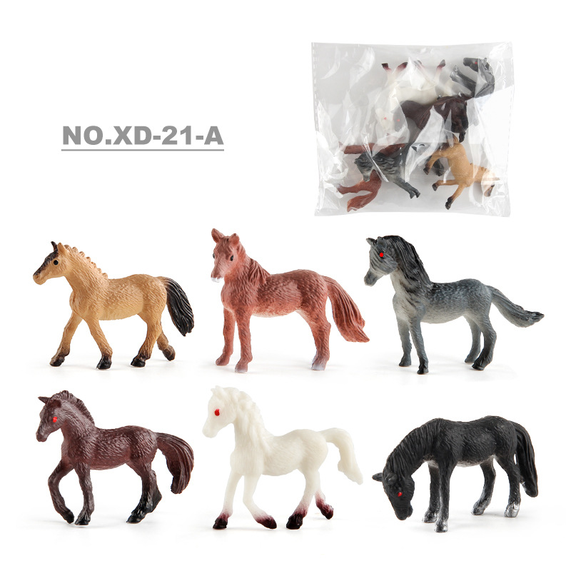 Simulación transfronteriza freisma modelo de caballo árabe mini 12 mundialmente famoso caballo animal decoración adornos estáticos