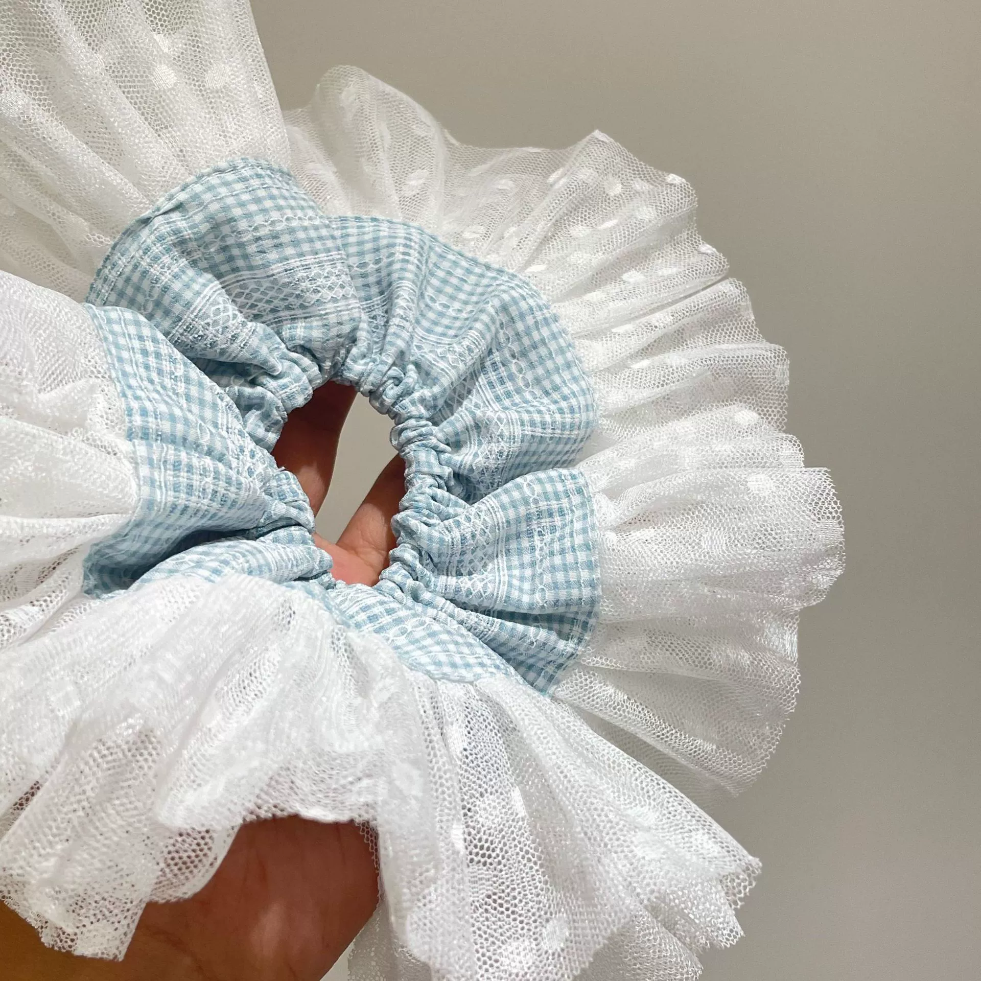 Retro fashionable cloth, universal ponytail, hair rope, hair accessory