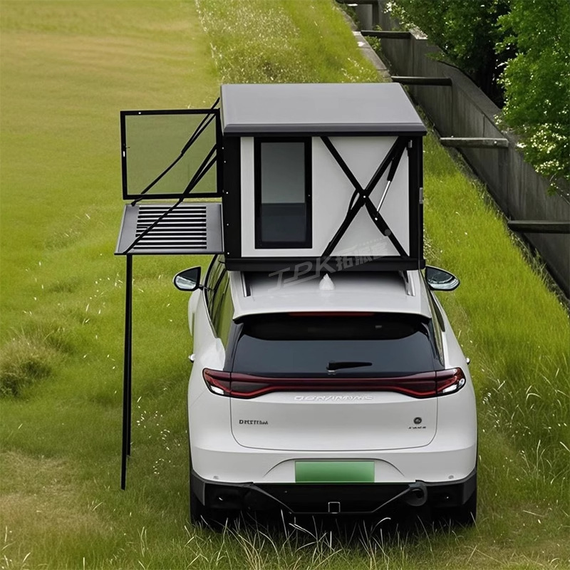 Tienda de techo de fábrica, tienda de campamento de apertura rápida totalmente automática, tienda de viaje sin conductor, tienda de techo de SUV todoterreno