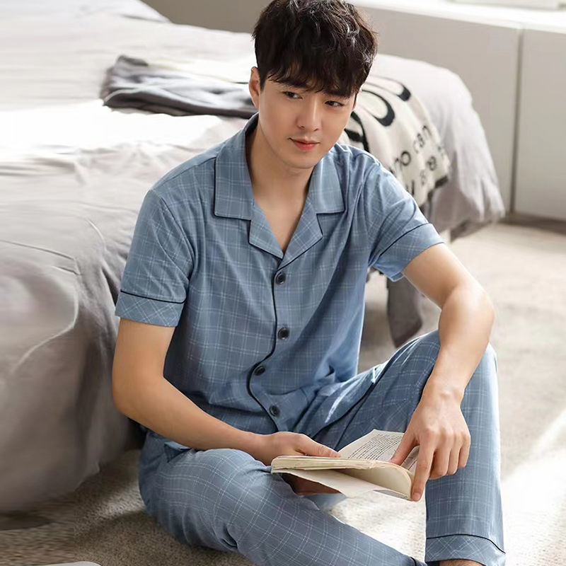 Tela escocesa azul niebla 100% algodón puro