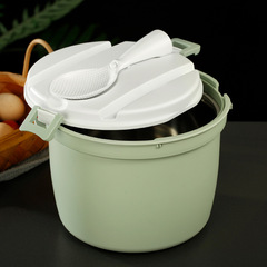 Stainless steel insulated lunch box double-layer anti-scald portable canteen lunch bucket office worker portable rice bucket pot ice bucket soup bucket