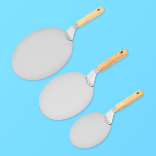Source Factory Yangjiang Wholesale 430 Stainless Steel Pizza Shovel Transfer Shovel PIZZA Pizza Shovel Pizza Shovel