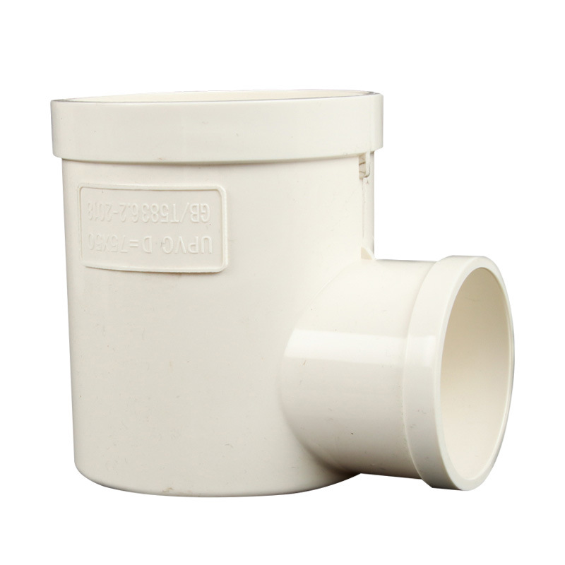 Codo de drenaje de piso de pvc 50 75 codo de ángulo de drenaje de piso codo de fondo plano codo de ángulo recto accesorios de drenaje de cocina