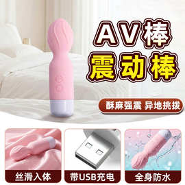 av棒USB充电女性自慰器大头女用电动震动棒按摩情趣玩具成人用品