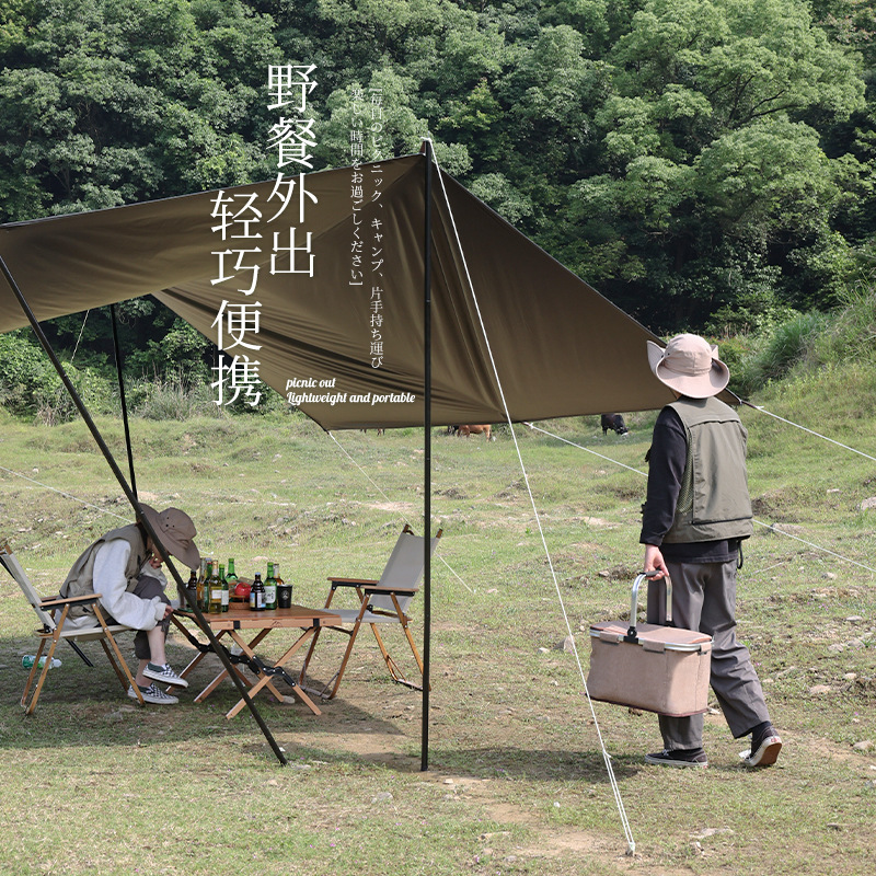 户外保温篮铝箔加厚野餐篮牛津布折叠野餐包升级款保温箱冰袋冰篮