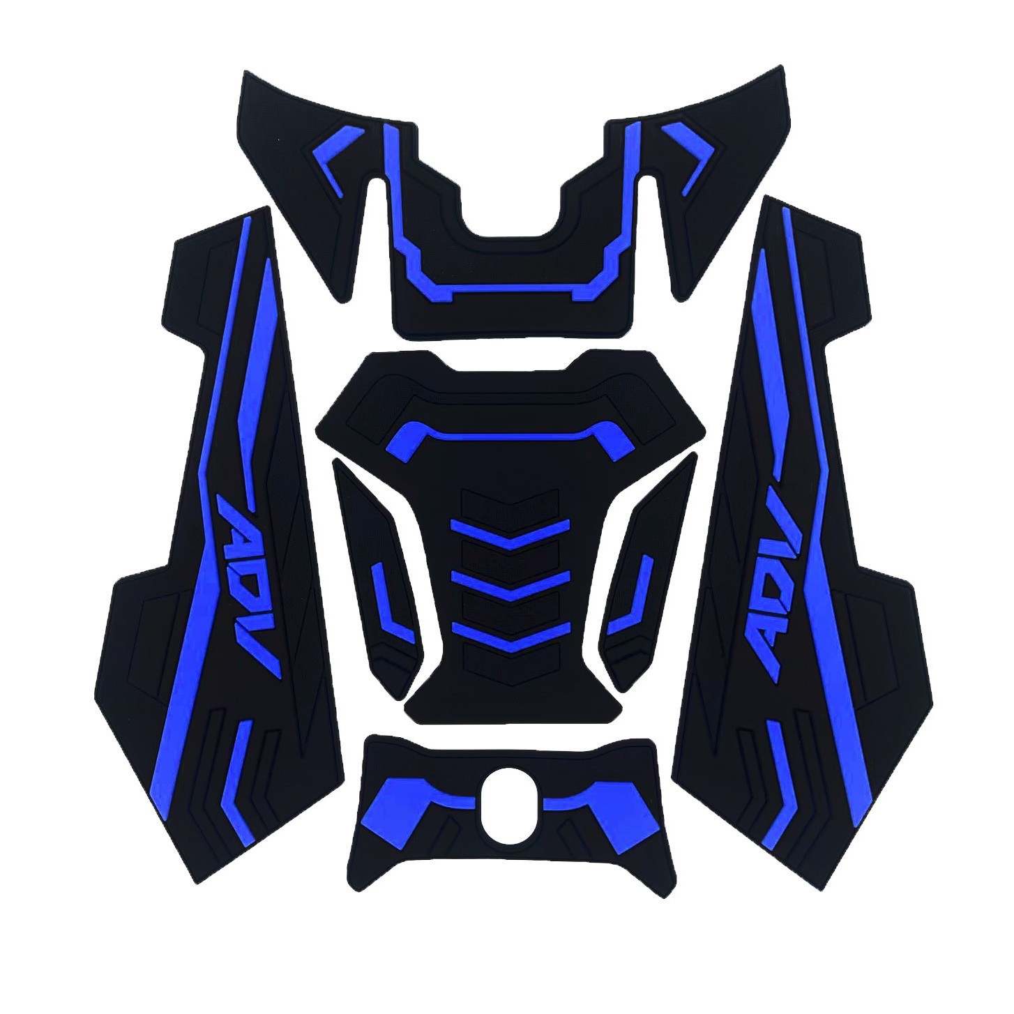 Honda, compatible three dimensional rubber sticker with accessories, new collection