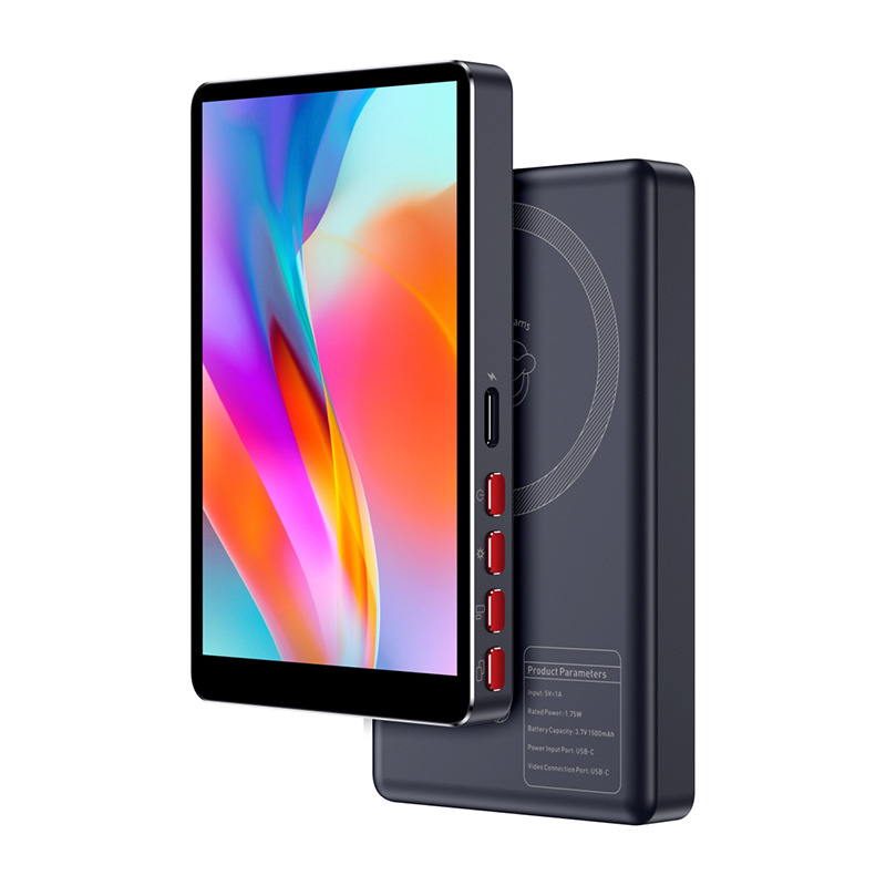 Cross-Border Mobile Phone Rear Magnetic Display Live Video Screen Device Photo Auxiliary Selfie Artifact