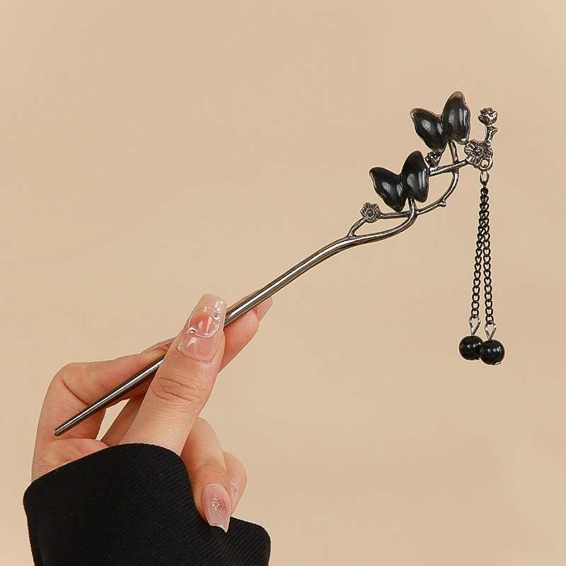 Hairpin Hanfu заколка для волос, орхидея цветочный декоративный аксессуар для волос, простая элегантная китайская стиль