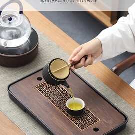 批发茶盘新款轻奢现代小型干泡台沥水茶杯托盘储水排水茶具盘茶海