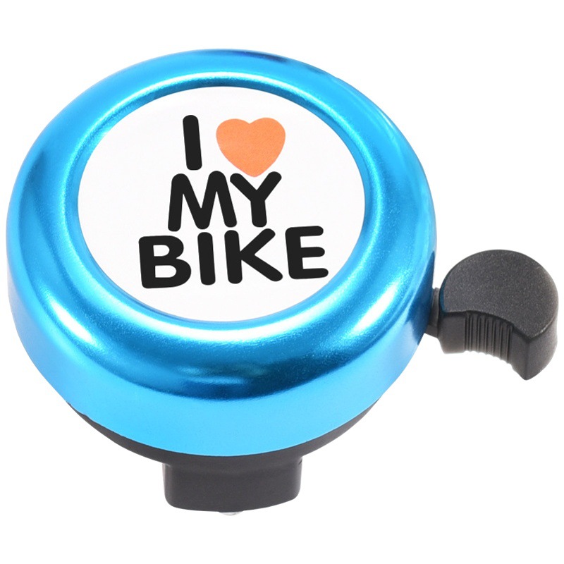 Campana de bicicleta para niños súper ruidosa campana de bicicleta de montaña universal cochecito de cuerno bicicleta plegable amor Campana decorativa de dibujos animados