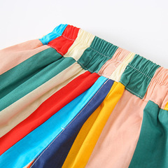 兒童夏裝套裝T恤新款男女童印花韓版短袖上衣七分褲洋氣兩件套潮