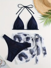 P 45580 Bikini Set with Skirt �Ȼ���Ӿװ �羳��������ѷ