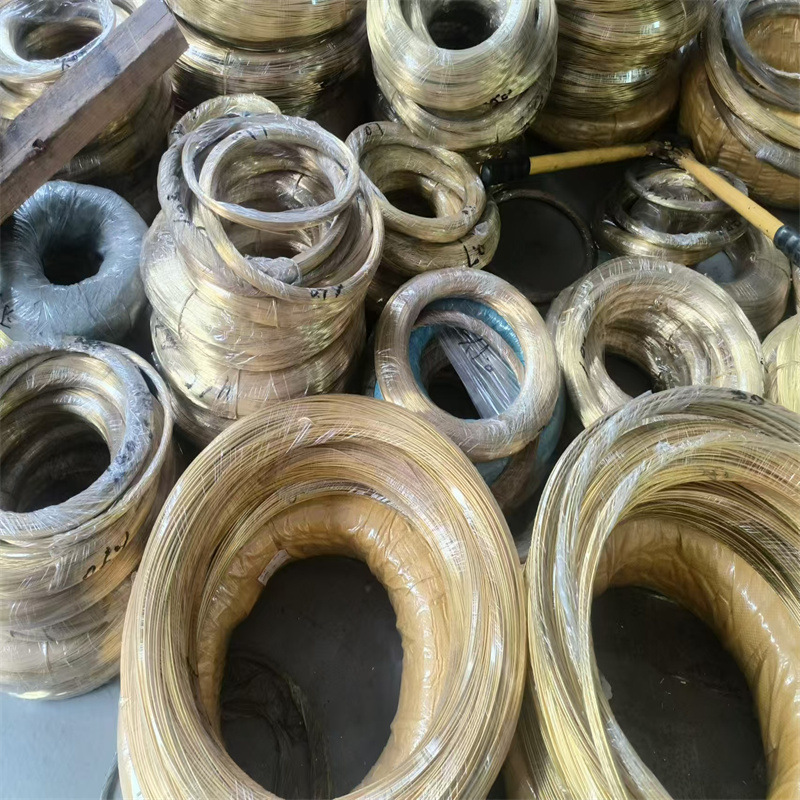 现货环保 H62 H65 H70黄铜线 黄铜丝 紫铜线小铜棒调直规格齐全