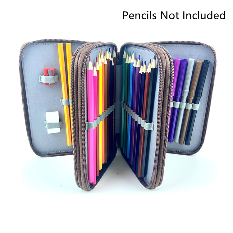 Polyurethane luxurious cosmetic bag, pencil case, school stationery, custom-made 3
