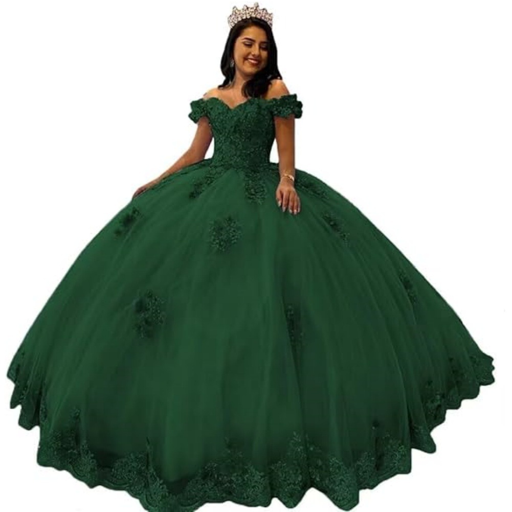 Aliexpress pequeña cola de hombro dulce vestido de fiesta vestido de adulta vestido de encaje con cuentas