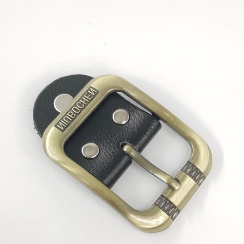Belt head men's second layer connection leather pin buckle belt buckle buckle retro trousers belt head repair accessories independent station