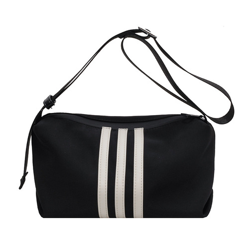 Simple Oxford Cloth Armpit Bag Women's Fashion Casual Small Square Bag  New Summer Minority Design Crossbody Bag 