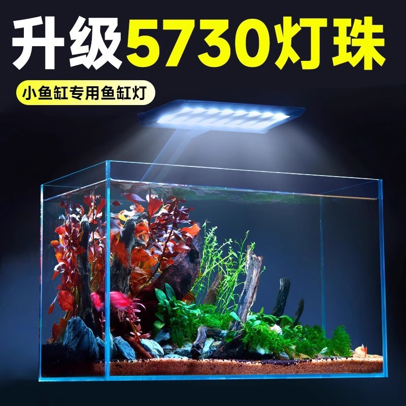 【越境ドロップシッピング】yee水槽クリップライトLED防水藻類水槽スポットライトカラーアップ3色水草ライト|undefined