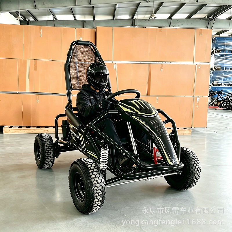 Kart Todoterreno Infantil 125CC de Hierro y Plástico con Transmisión por Cadena