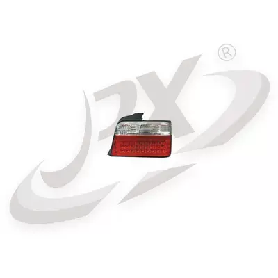 Suitable for 91-97 BMW 3 Series Tail light - red-and-white-led-tail-light-passenger-side-right-four-door-bmw-3-series-e36