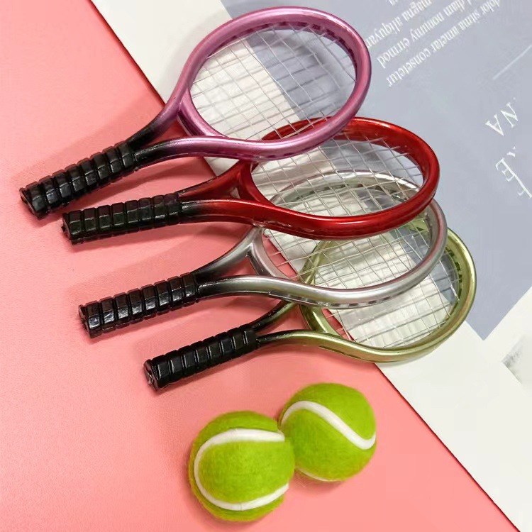 Realistic tennis small accessory with accessories for keys
