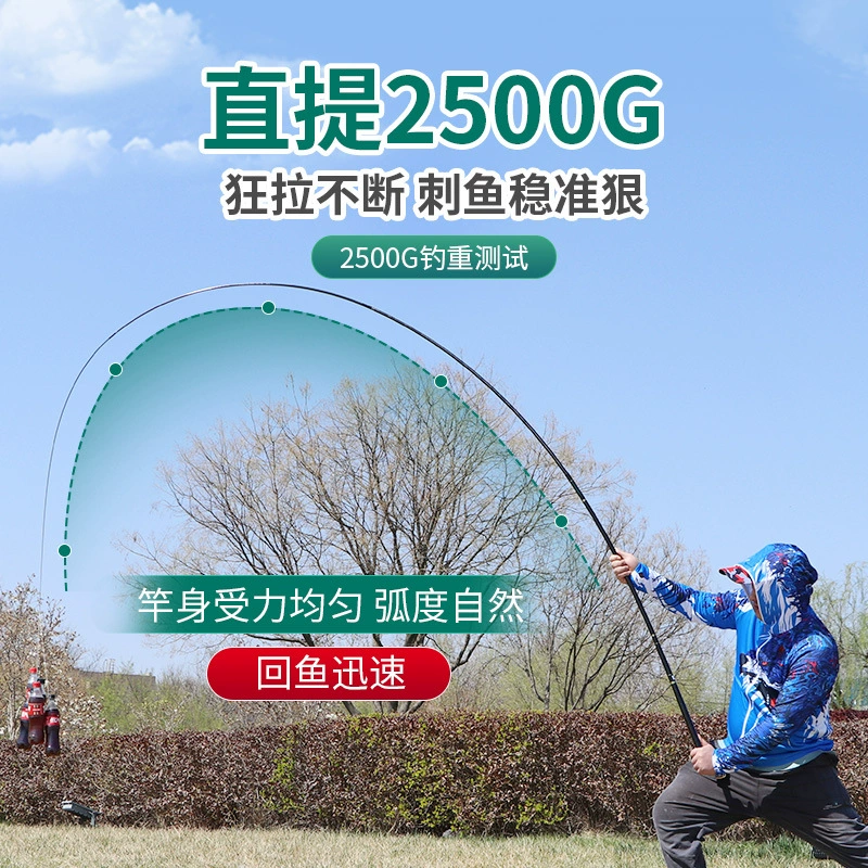 2025 год, Taiwan, удочка для рыбалки супержесткая 28 см смещение 19 регулируемая большая удочка длинный участок карасёвая удочка рыболовная