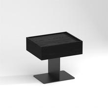 意式极简悬浮床头柜北欧轻奢现代简约卧室储物床边柜加工定制