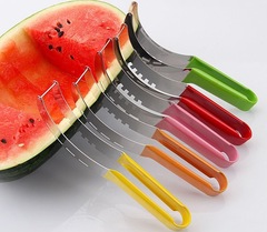 Stainless steel watermelon slicer fruit slicer multifunctional watermelon cutter cantaloupe cutter watermelon cutter