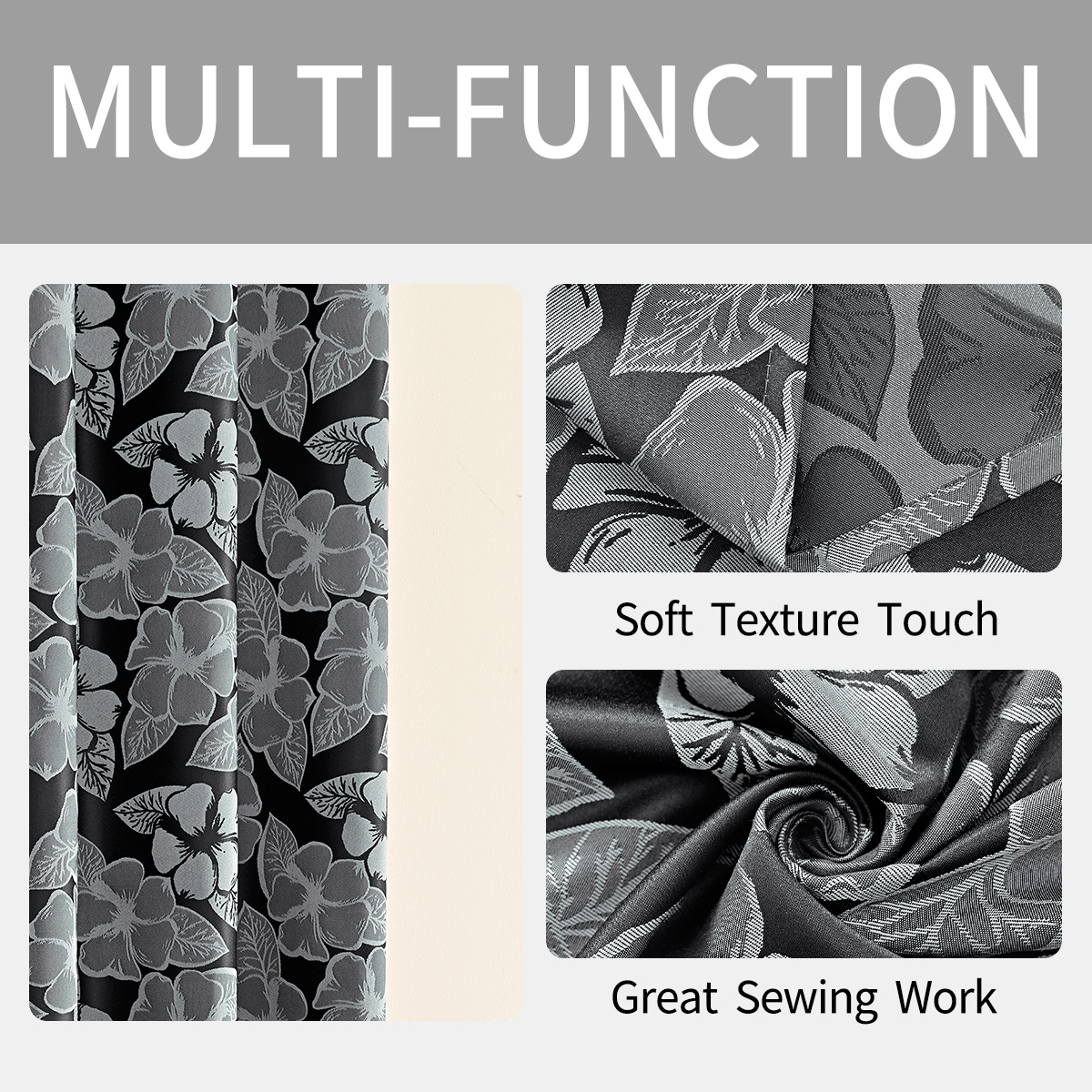 Amazon transfronteriza nueva flor catiónica sueños cortinas sombreantes cortinas de comercio exterior ruso cortinas terminadas