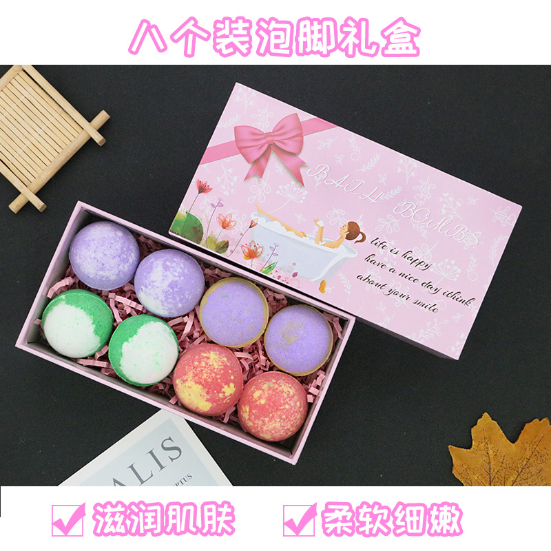 Customized Bubble Ball 30g Foot pill Balls Bubble Bomb sea salt Autumn and winter moist goods in stock On behalf of OEM