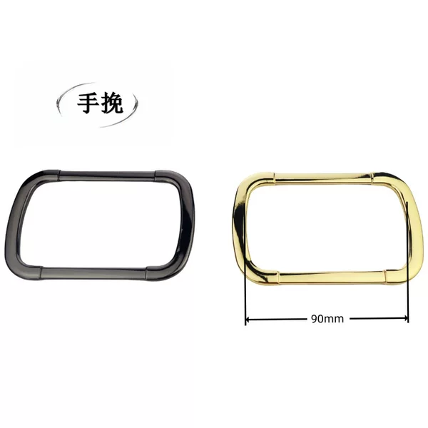 Bag Hardware Accessories Bag Handle Handbag Metal Handle Rectangular Handle Bag Handle Handle Wholesale