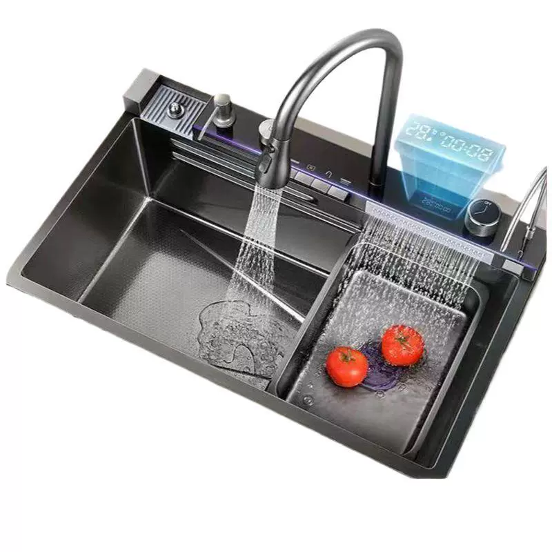 Мивина кухонная раковина (Китовый кит), керамическая? Hmm wait. Re-evaluate. The input: "Kitchen sink (Whale), honeycomb stainless steel basin 68×45–80×45 cm, single/double or three‑piece set","110 Holes Nezha Ao Bing Demon Child Cave Music Blind Box Toy with Poke Sound and Color Options"