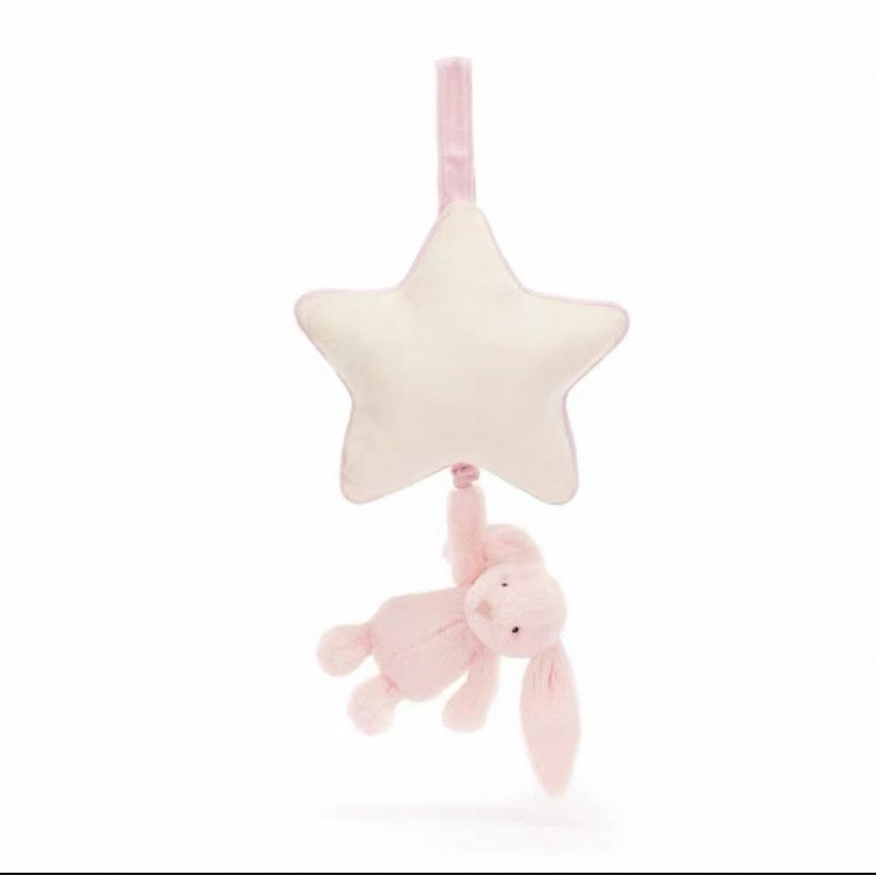 Sino de coelho Bonnie rosa 28cm / Modelo completo com três padrões (siga a coleção para receber um saco de pó)