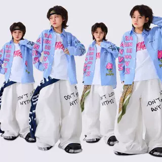 街舞儿童潮服炸街少儿嘻哈时髦表演练功服儿童酷帅舞蹈走秀演出服