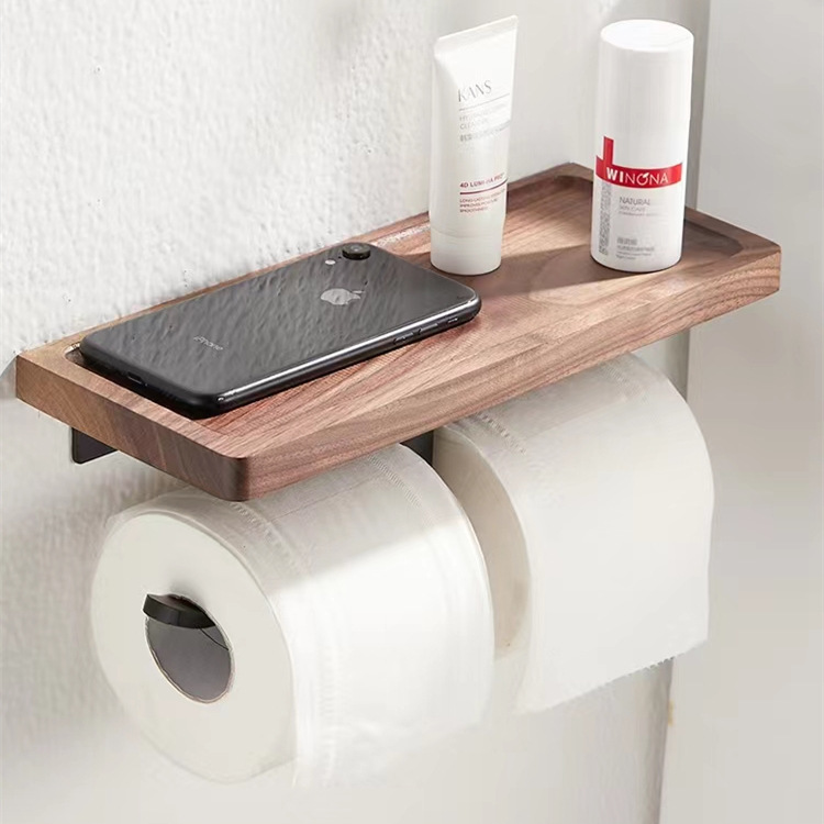 Higiénico titular de papel higiénico titular de rollo sin sacador Cocina Baño de acero inoxidable titular de tejido
