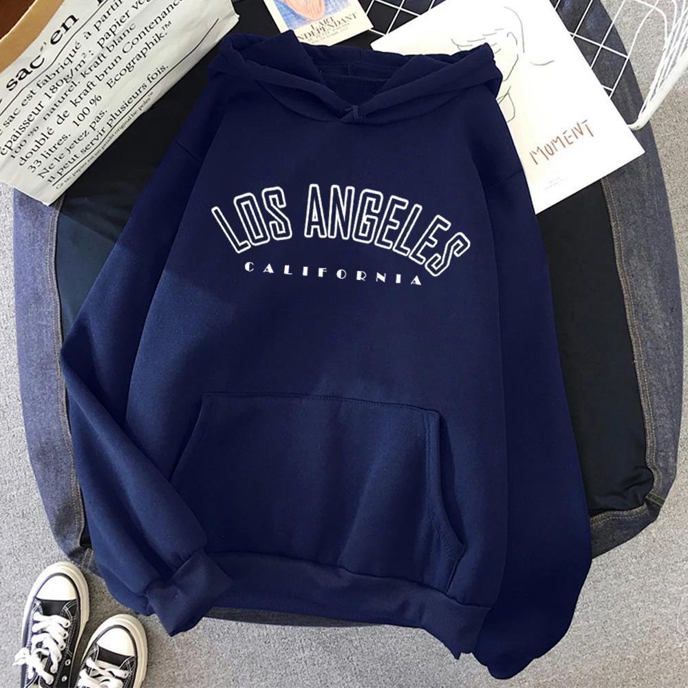 LOS AAGELES Logo Sweatshirt Fashion Letter Print Hoodie Unis