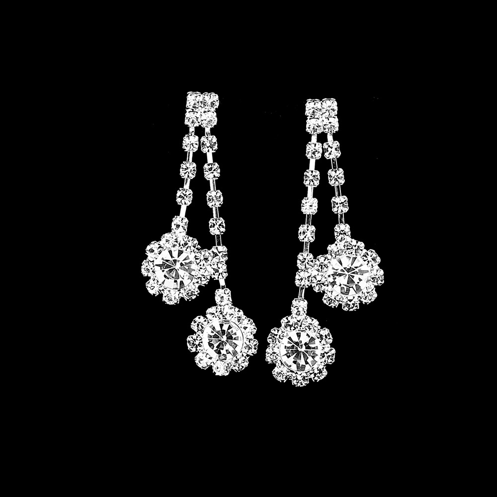 Fashion New Necklace Earrings Party Wedding Jewelry Two-Piece Set