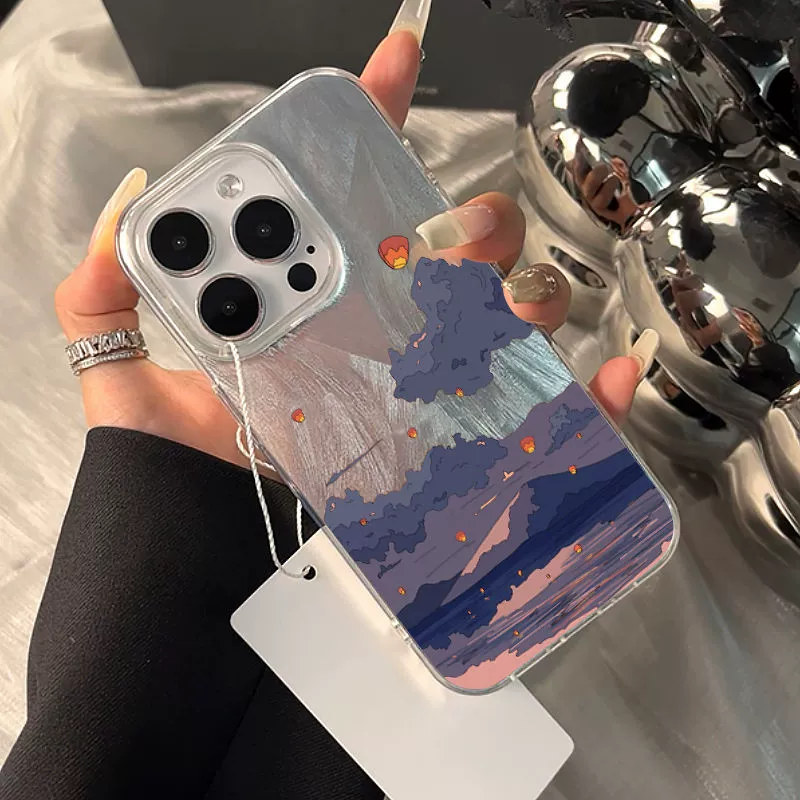 Apple, iPhone15, мультяшный совместимый iPhone16 Pro, чехол для телефона, 11promax, защита при падении, стиль высокого качества