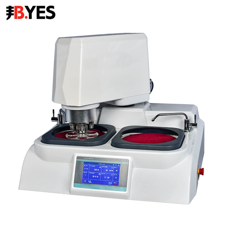 MP-2B двухпластинчатый шлифовальный и полировальный станок для металлографических образцов, высокоскоростной шлифовальный станок, бесступенчатая полировальная машина с регулируемой скоростью, полностью автоматическая полировальная машина