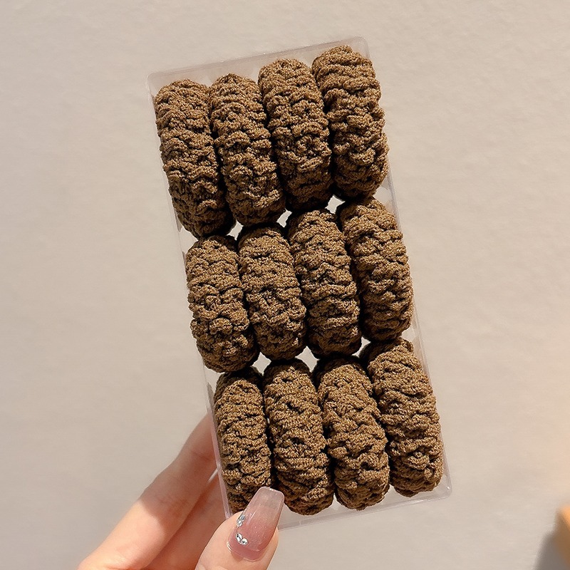 Cauda de caballo alta no colapsar cuerda de cabeza de niñas de alto nivel anillo de cabello red red 2024 nueva correa de goma de alta elasticidad cabello de cabello