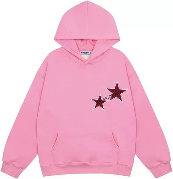 Demi-season Hoody, Retro Hip‑Hop Sweatshirt, Relaxed Fit, Sizes S–XXL