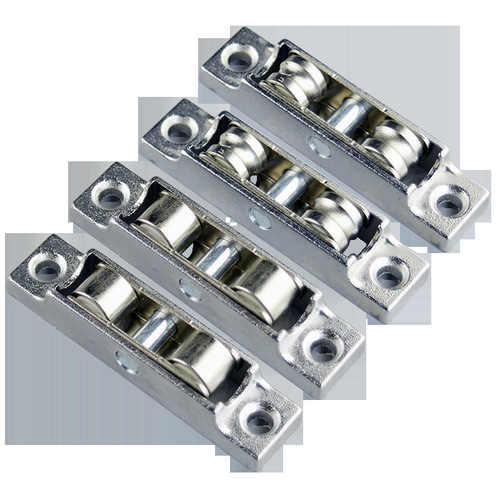 Type 88 plastic steel window pulley plastic door and window roller type 80 push-pull aluminum plastic window concave wheel slide rail translation window roller