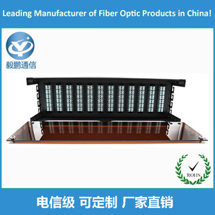 3U 288 Core 144 Core MPO-LC ModUle Box JUmper 19inch Rack ODF Wiring Terminal Box Patchel