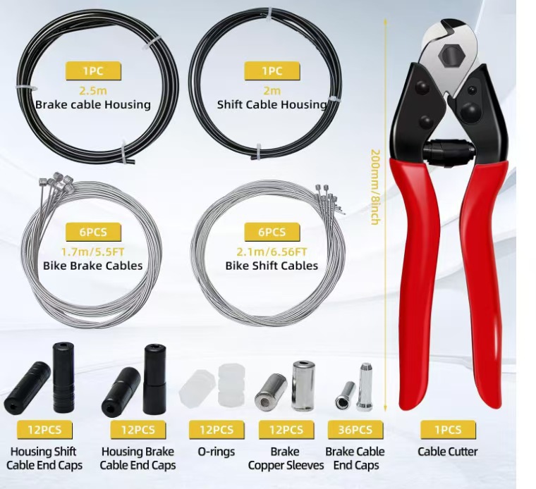 Venta directa de fábrica: Juego de tubos de cable de freno y transmisión para bicicletas de montaña y carretera
