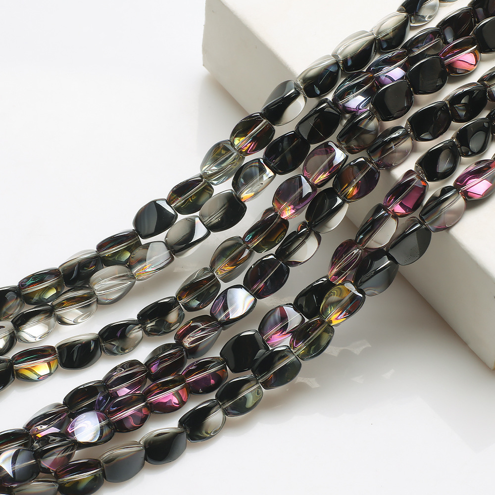 32g Weight Beads Jewelry Making Type 10 * 12mm Jewelry Making Size DIY Jewelry Accessories Classification 20 PCS/Package Quantity glass Material Irregular Pattern Plating Design Simple Style Style 20 PCS/Package 10 * 12mm Glass Irregular DIY Jewelry Accessories Beads 17