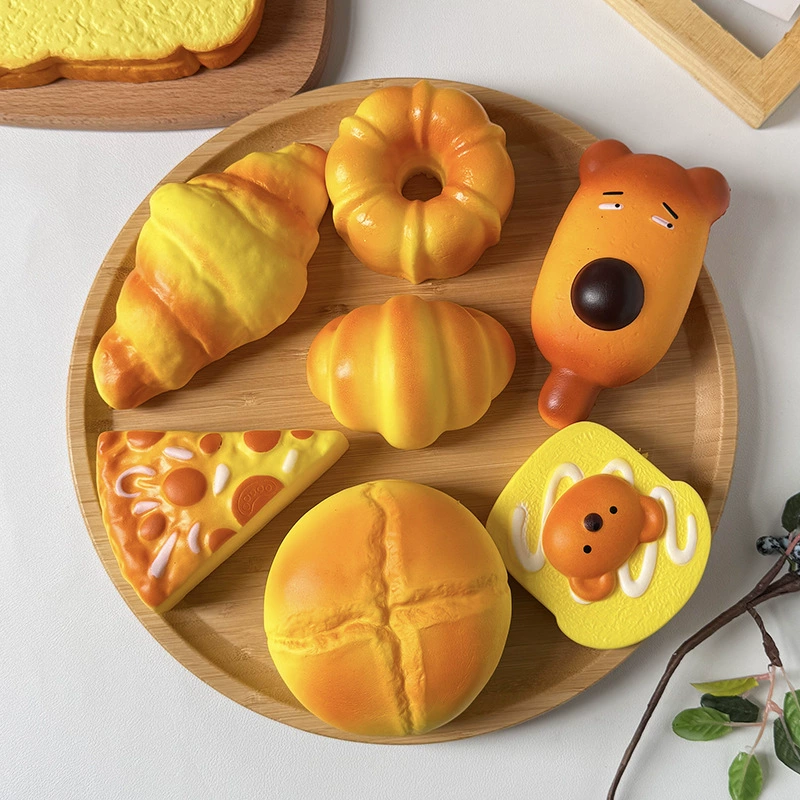 Realistic food play, slime, toy, bread, anti-stress